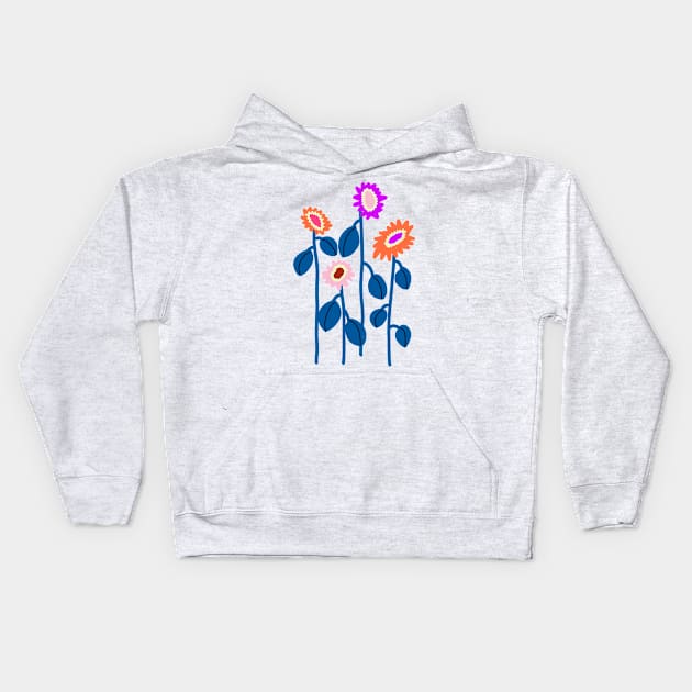 BOLD SUN FLOWERS Kids Hoodie by aroba